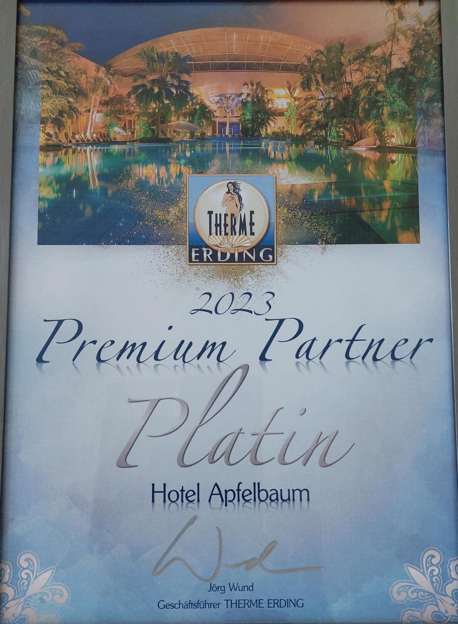 Hotel Apfelbaum Erding Exterior photo